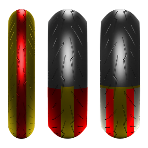 PIRELLI DIABLO ROSSO 4 190/55ZR17 Tubeless 75 W Rear Two-Wheeler Tyre