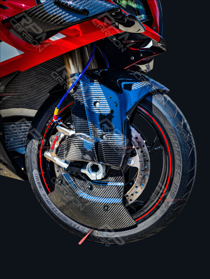 BMW M1000RR S1000R S1000RR Carbon Fiber Aero Disc Covers - SBK Motoparts