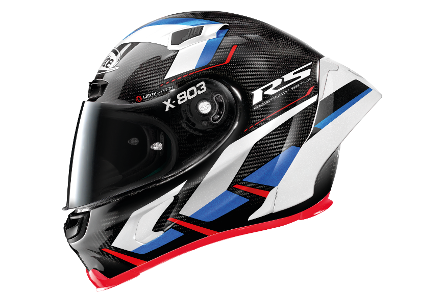 X-lite X-803RS (Motomaster) - Red, White, Blue, Orange, Blue & Red, White (Main Color) - SBK Motoparts