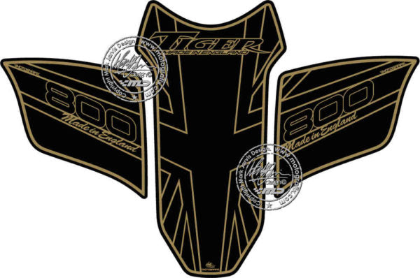 TRIUMPH Tank pad MOTOGRAFIX