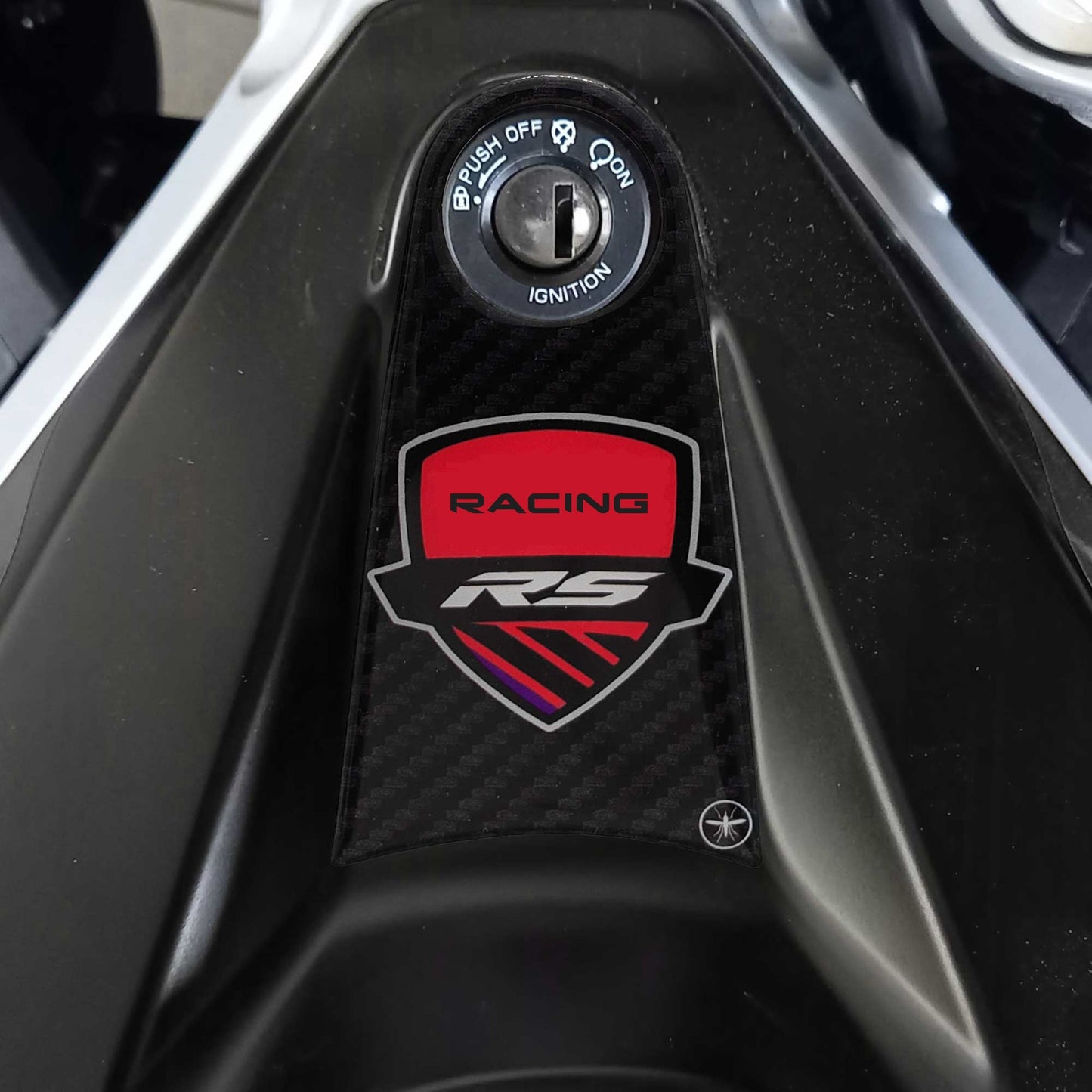 LabelBike 3D Sticker Protection key area ignition compatible with Aprilia RS 457 2025 - SBK Motoparts