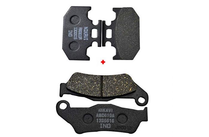 NIKAVI DP1 & DP25 Front Rear - Combo Brake Disc Pads Compatible for Yamaha R15 (Version -3) V3