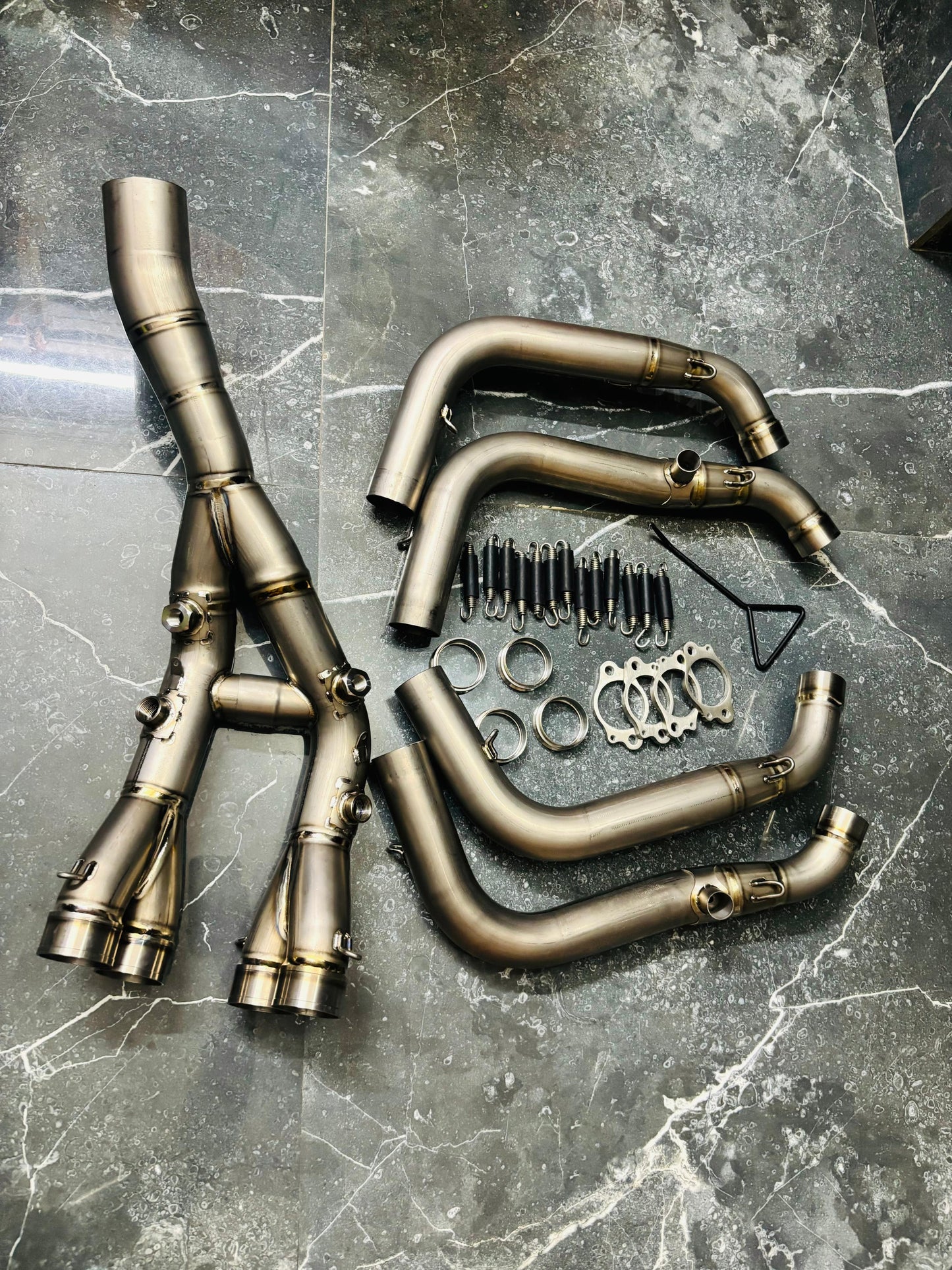 SBK RaceLab Full Titanium Handmade Headers for BMW S1000RR 2019-2024