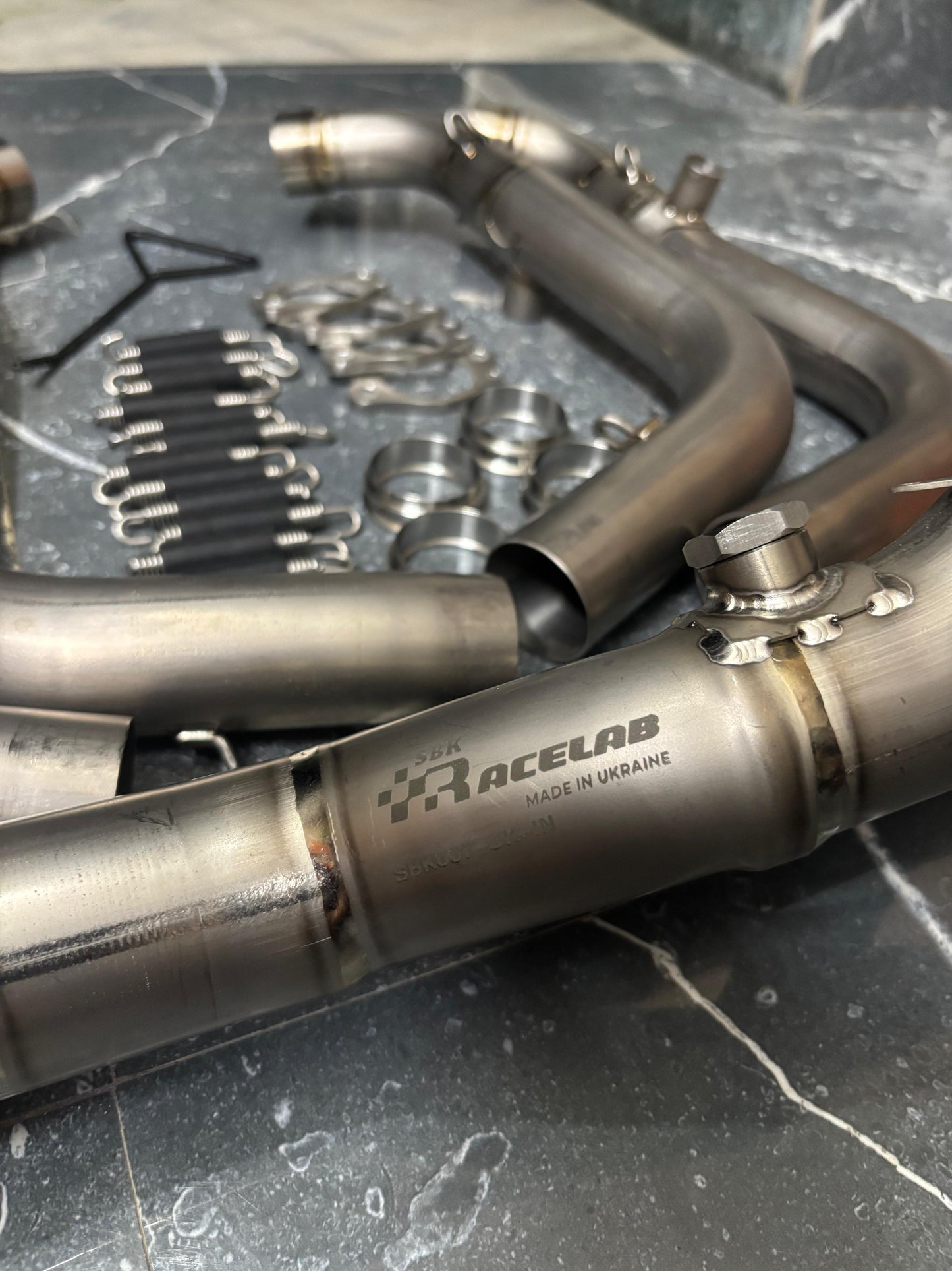 SBK RaceLab Full Titanium Handmade Headers for BMW S1000RR 2019-2024