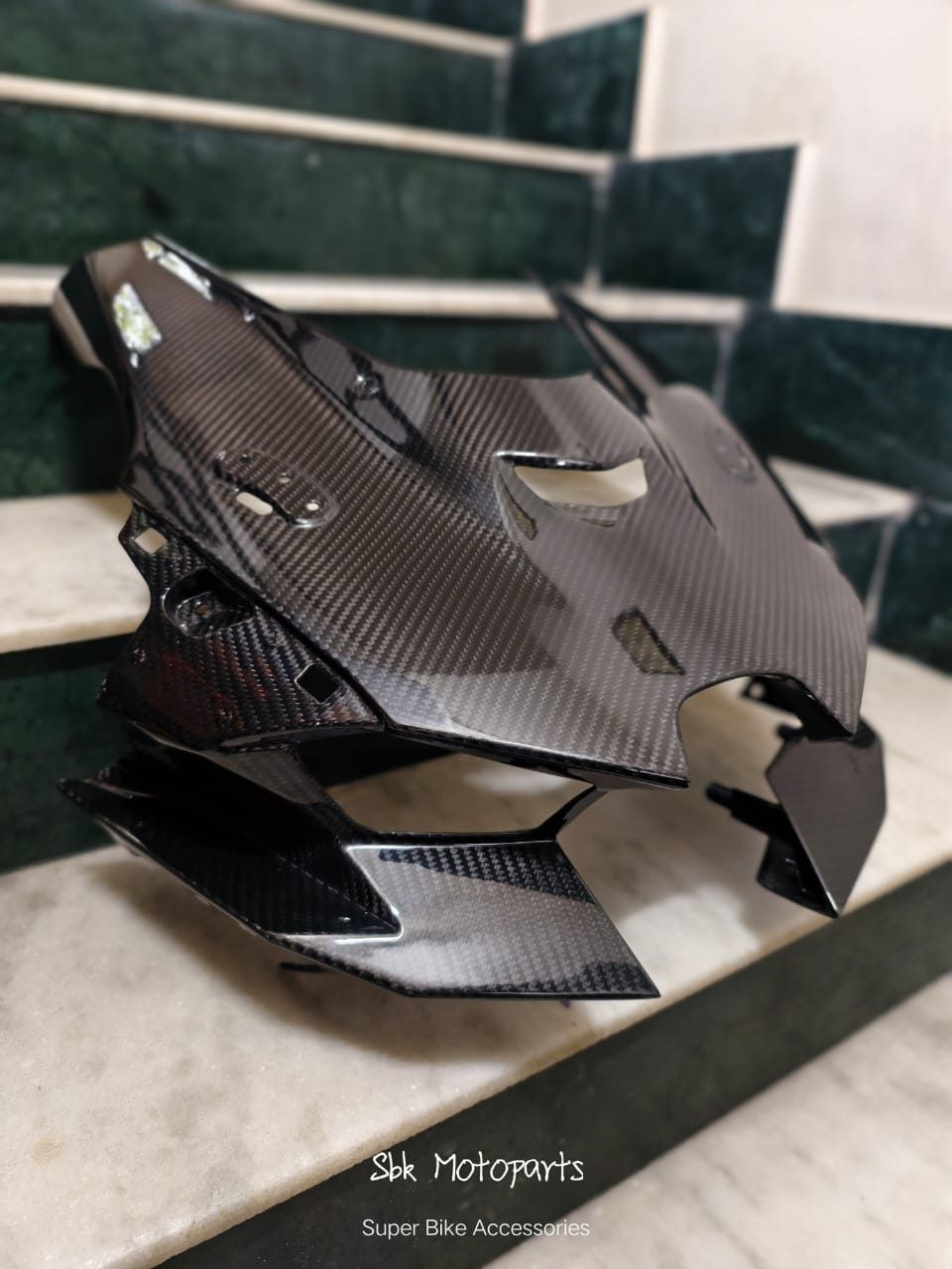 Kawasaki ZX10R 2021 - 2025 Motorcycle Accessories Full Carbon Fiber Retrofit Side Parts Fairing Fender Cover Panel Carbon Fiber Part - SBK Motoparts