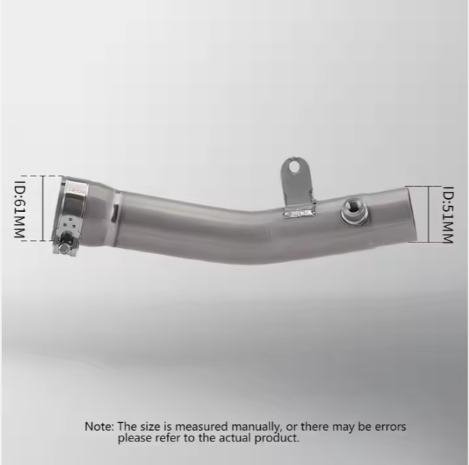 Vanhool Full Titanium Alloy Mid Link Pipe with Sensor Position for ZX6R 2024-2025