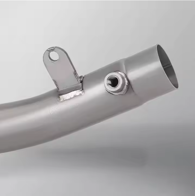 Vanhool Full Titanium Alloy Mid Link Pipe with Sensor Position for ZX6R 2024-2025