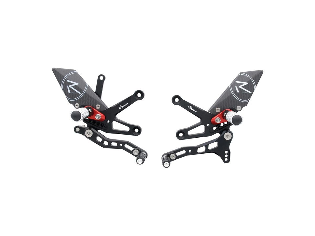 ADJUSTABLE FOOTRESTS VERSION R LIGHTECH KAWASAKI ZX-10R 2016-2020