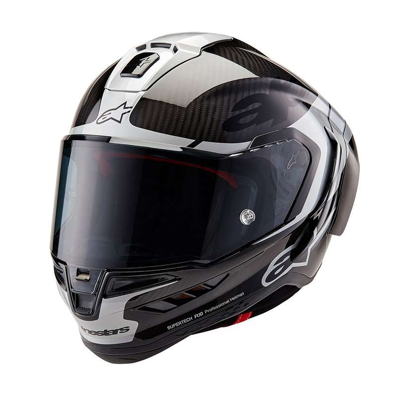 Alpinestars Supertech R10 Element Helmet Silver Gloss