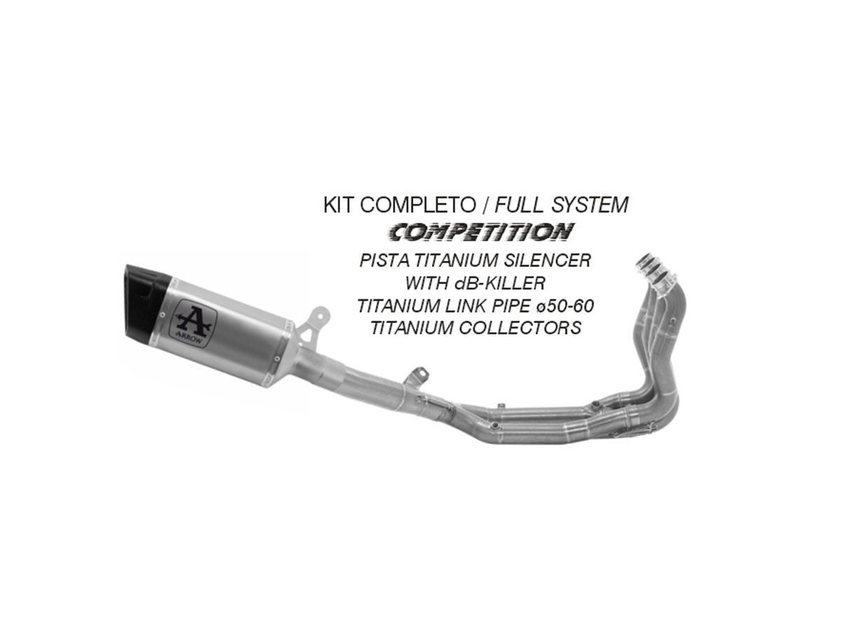 ARROW COMPETITION COMPLETE EXHAUST KIT BMW S 1000 R 2021-2024