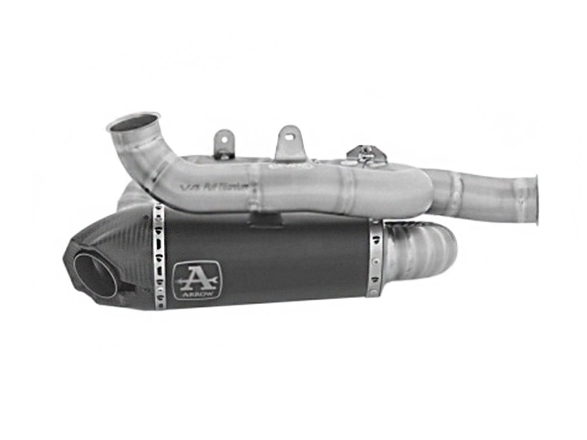 ARROW RACING WORKS DARK TITANIUM-CARBY SILENCER DUCATI PANIGALE V4 2025