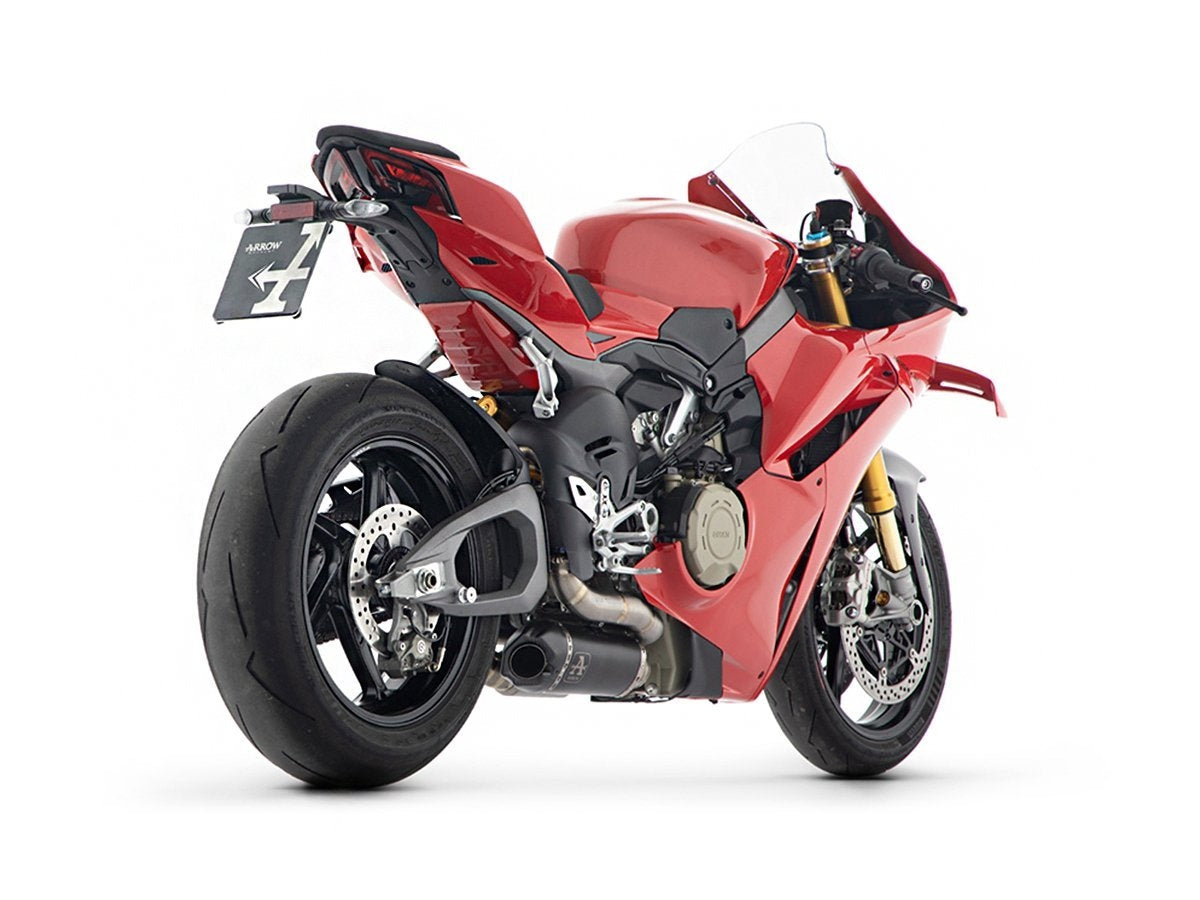 ARROW RACING WORKS DARK TITANIUM-CARBY SILENCER DUCATI PANIGALE V4 2025