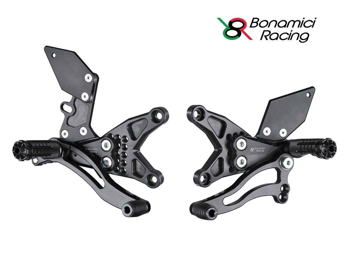 BONAMICI RACING ADJUSTABLE REAR SETS KIT KAWASAKI ZX-10 R 2016-2020