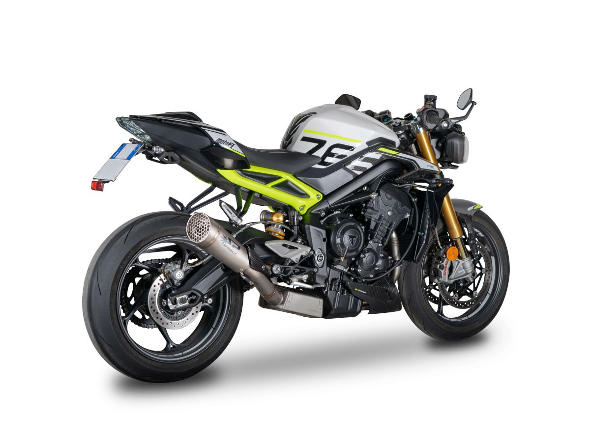 COMPLETE EU5 LATERAL UNLOADING GRID-O TITANIUM SPARK TRIUMPH STREET TRIPLE 765 RS / R / MOTO2 2023-2024