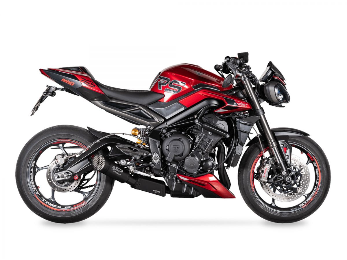 COMPLETE EU5 LOW DRAW GRID-O TITANIUM SPARK TRIUMPH STREET TRIPLE 765 RS / R / MOTO2 2023-2025