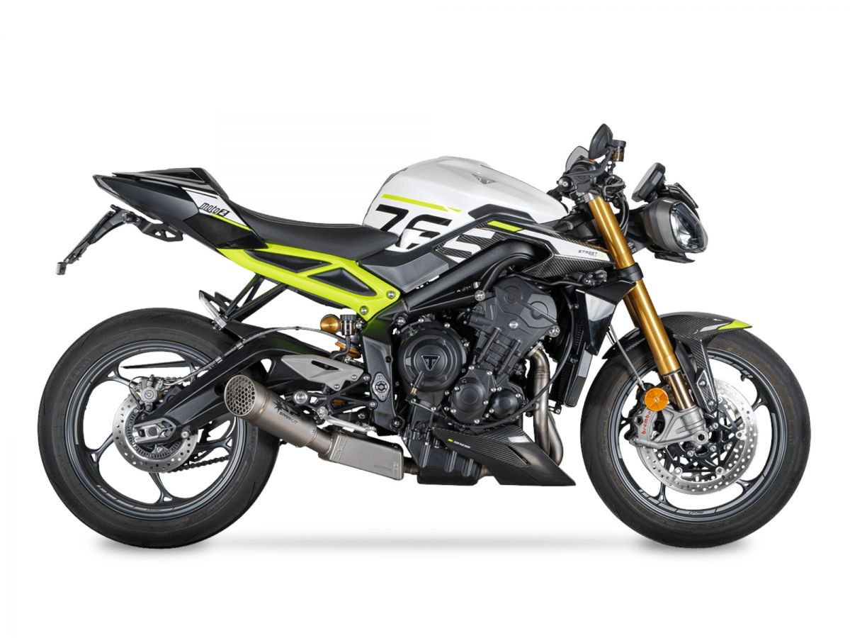 COMPLETE EU5 LOW DRAW GRID-O TITANIUM SPARK TRIUMPH STREET TRIPLE 765 RS / R / MOTO2 2023-2025