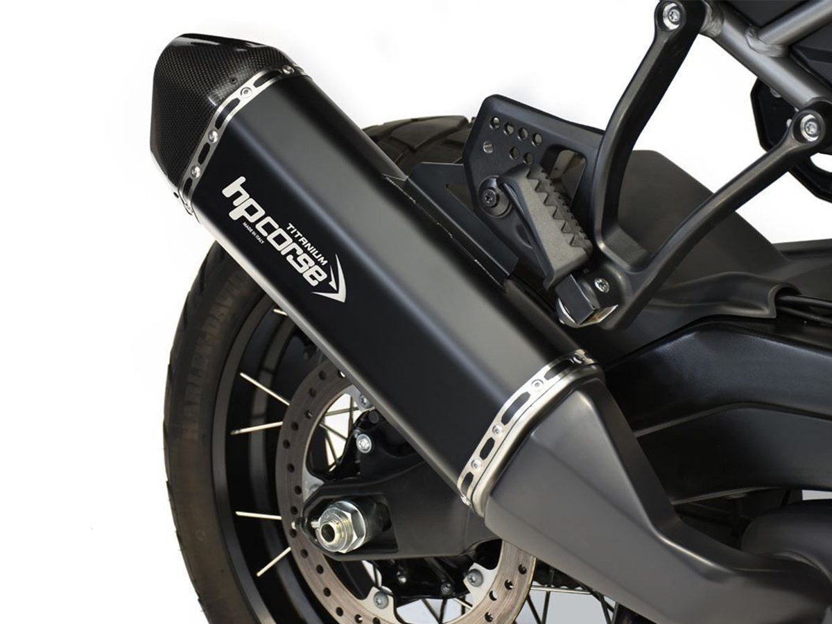 HP CORSE SPS CARBON 350 BLACK TITANIUM EXHAUST SILENCER HARLEY DAVIDSON PAN AMERICA 1250 2020-2025