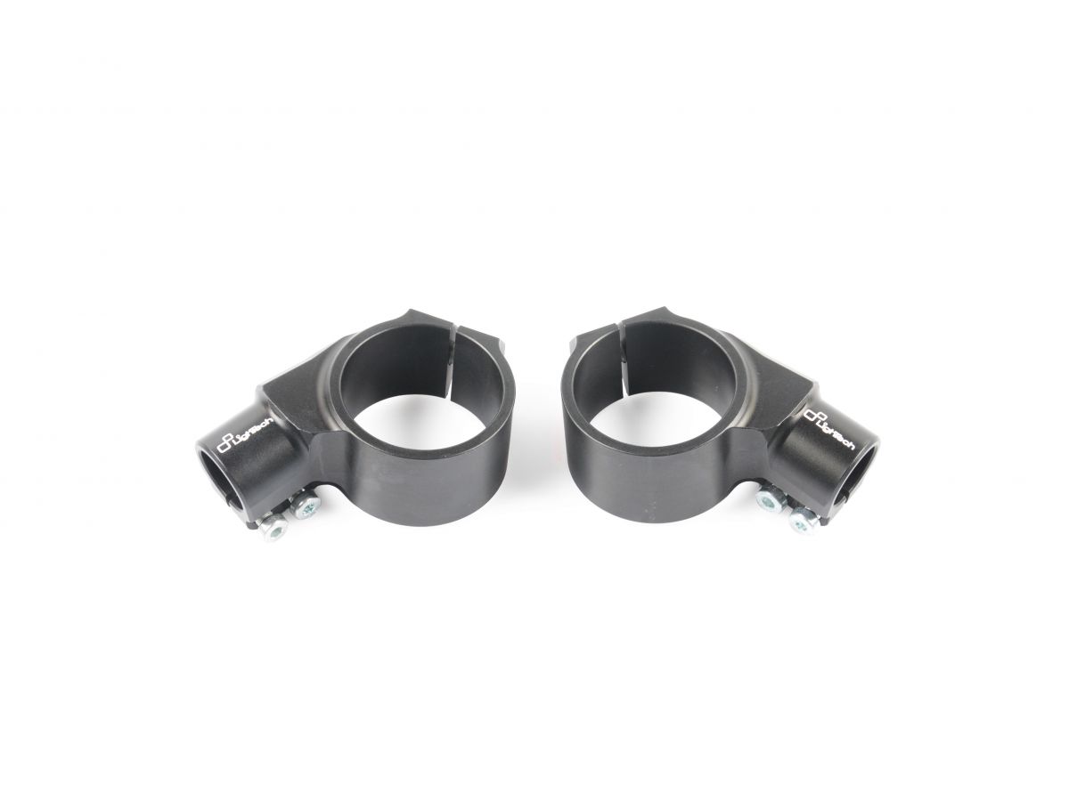 LIGHTECH HANDLEBAR BRACELETS 20MM H.0 50MM KAWASAKI ZX-10R 2004-2025