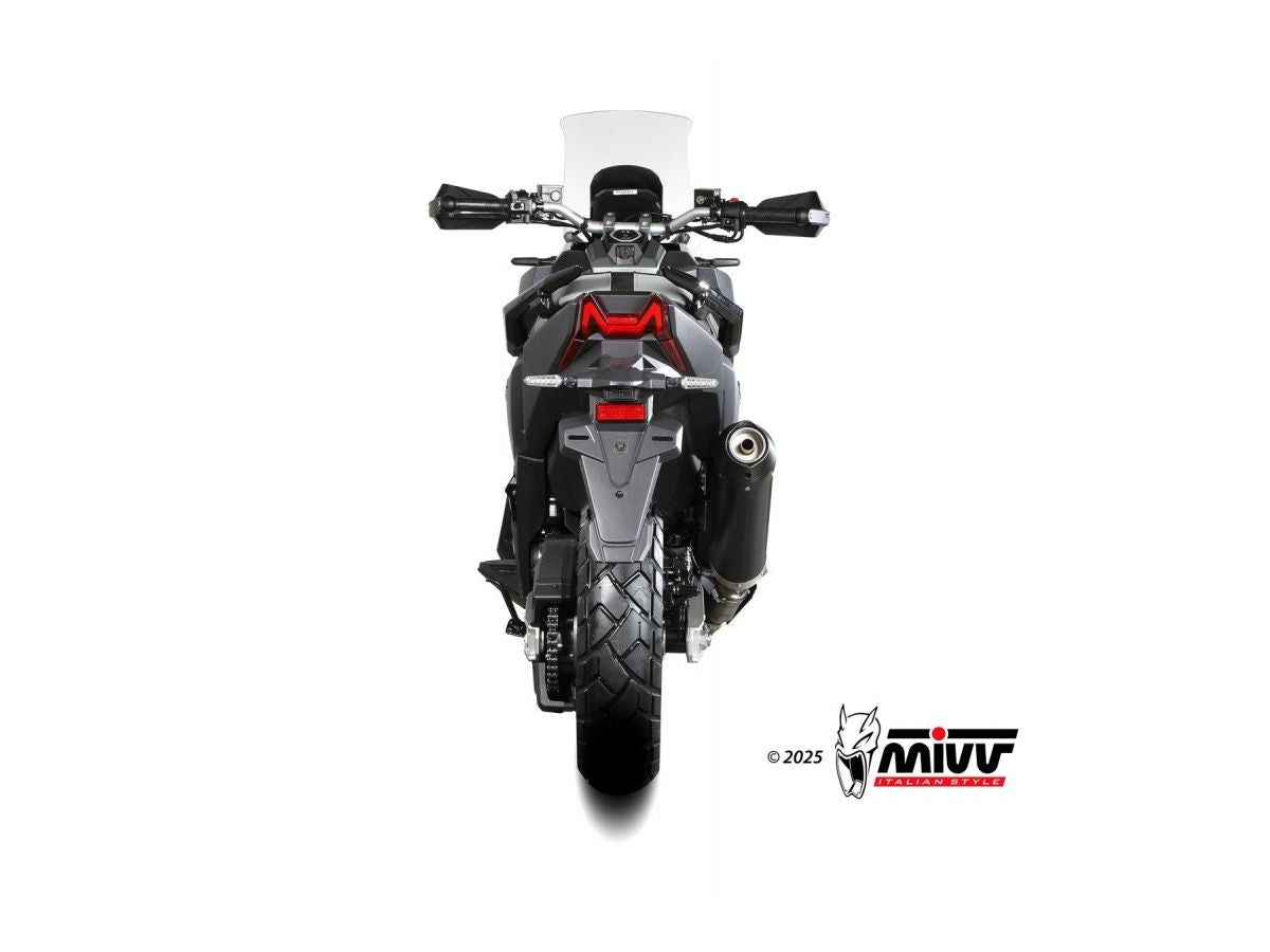 MIVV BLACK SILENCER OVAL STAINLESS STEEL SYM ADX TG 400 2025