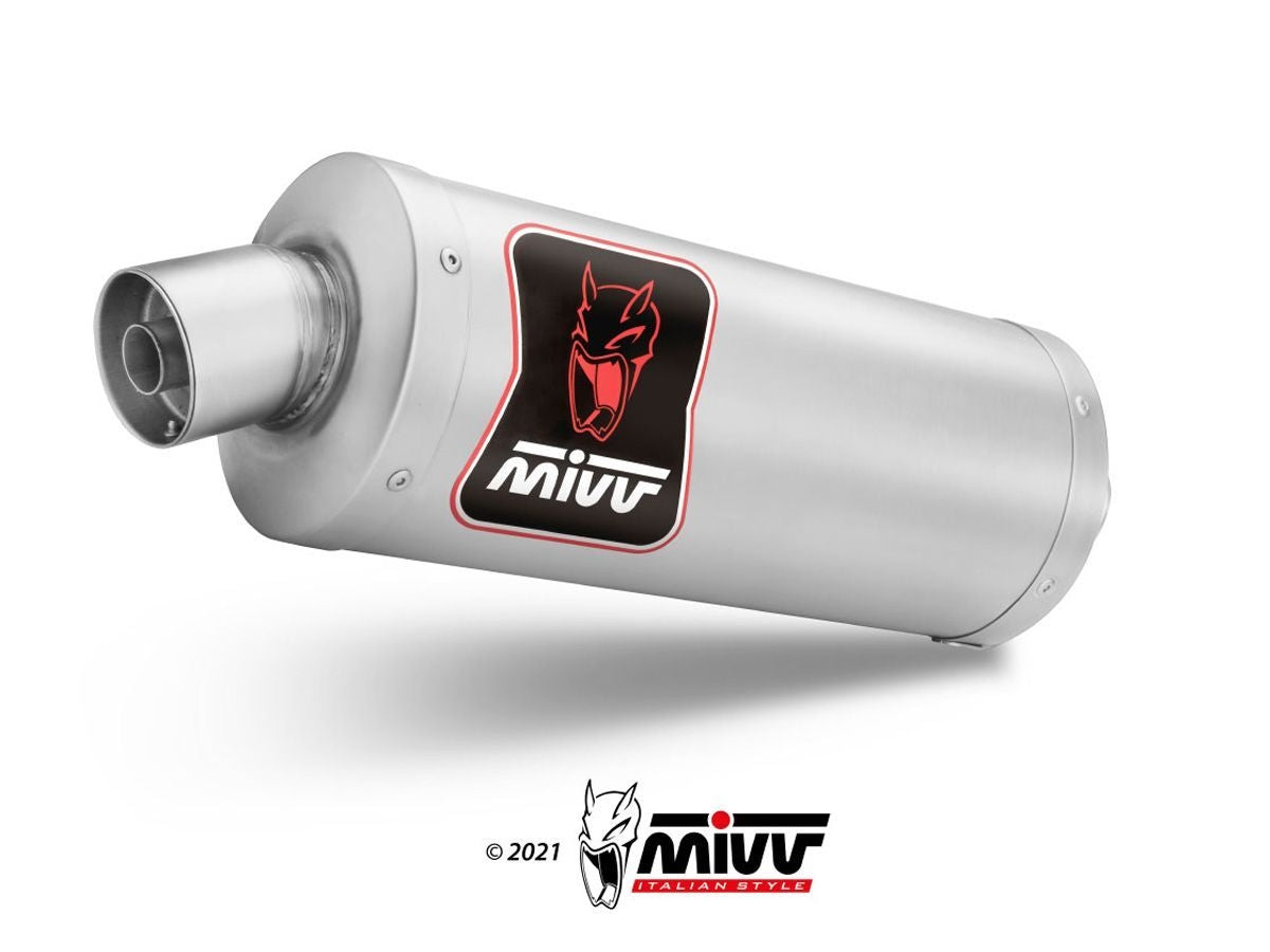 MIVV DAKAR STAINLESS STEEL SILENCER YAMAHA TENERE 700 2019-2025
