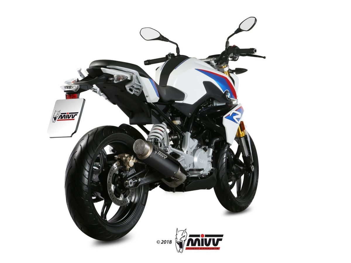 MIVV FULL EXHAUST SPORT GPPRO STAINLESS STEEL BLACK BMW G 310 R 2018-2024 USED