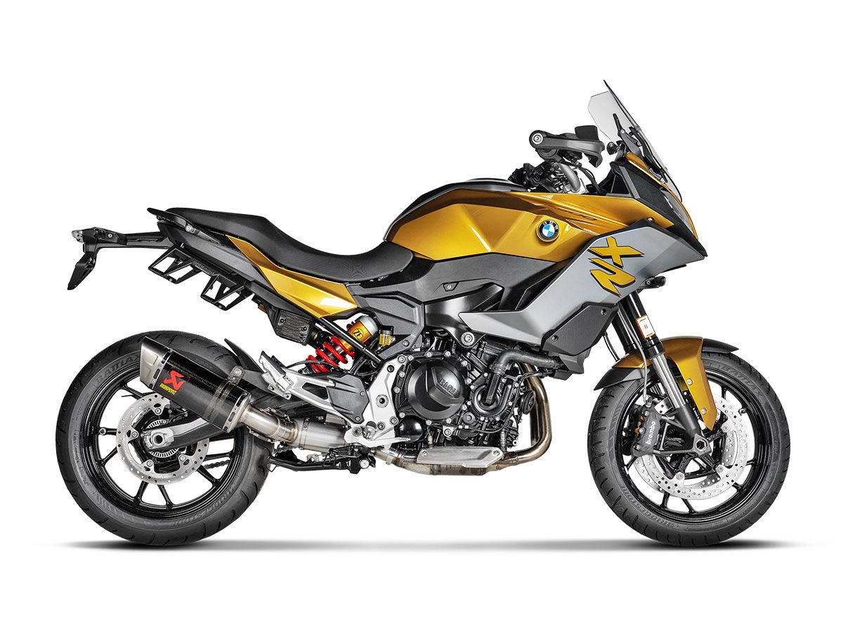 RACING EXHAUST SILENCER AKRAPOVIC CARBON BMW F 900 XR 2020-2025