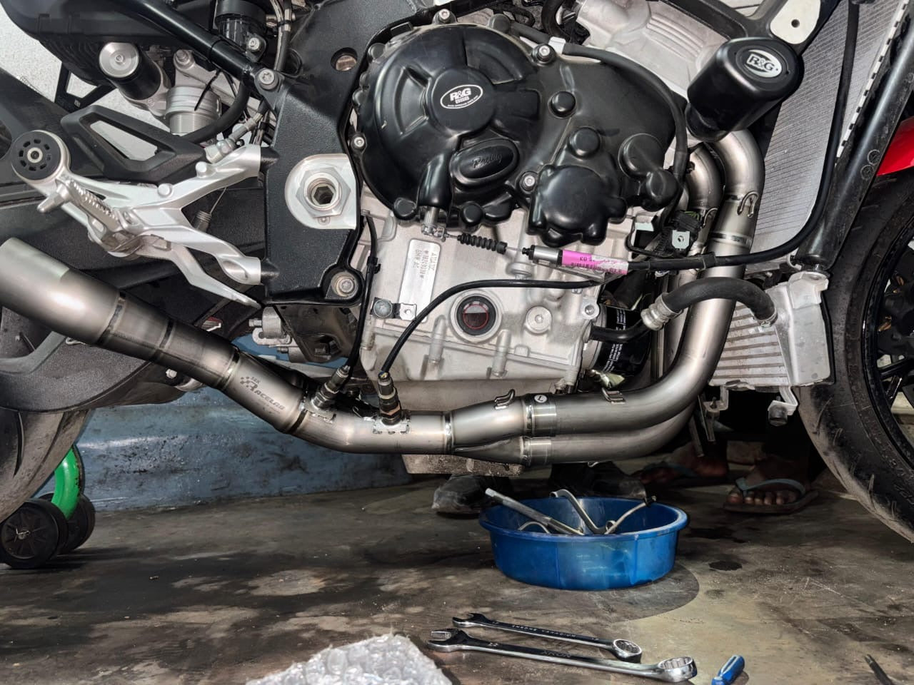 SBK RaceLab Full Titanium Handmade Headers for BMW S1000RR 2019-2024