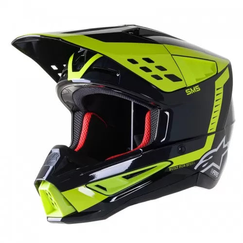 ALPINESTARS S-M5 BEAM BLACK YELLOW FLUO HELMET