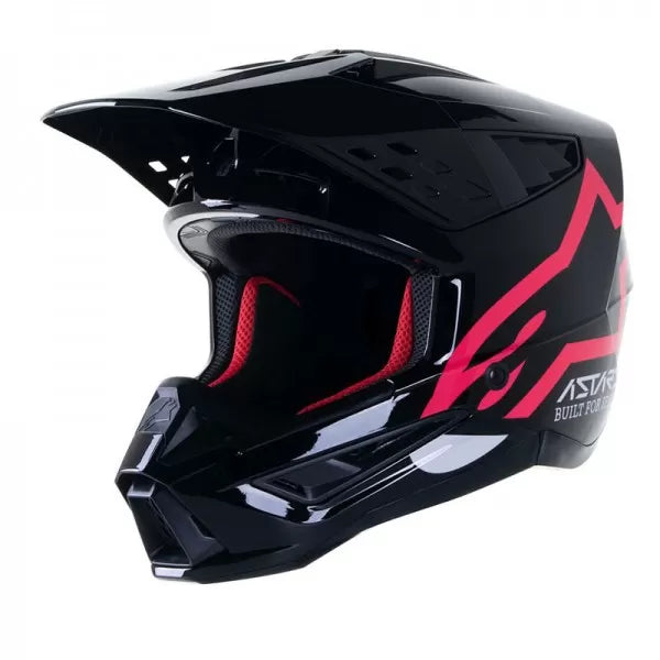 ALPINESTARS S-M5 COMPASS BLACK DIVA PINK HELMET