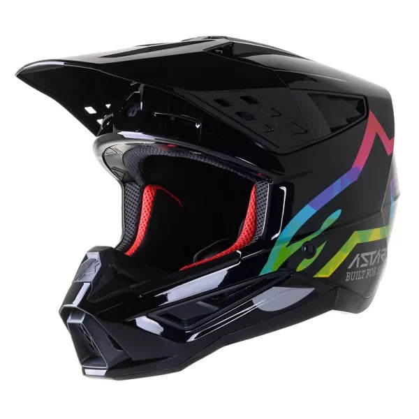 ALPINESTARS S-M5 COMPASS BLACK SILVER HUE HELMET