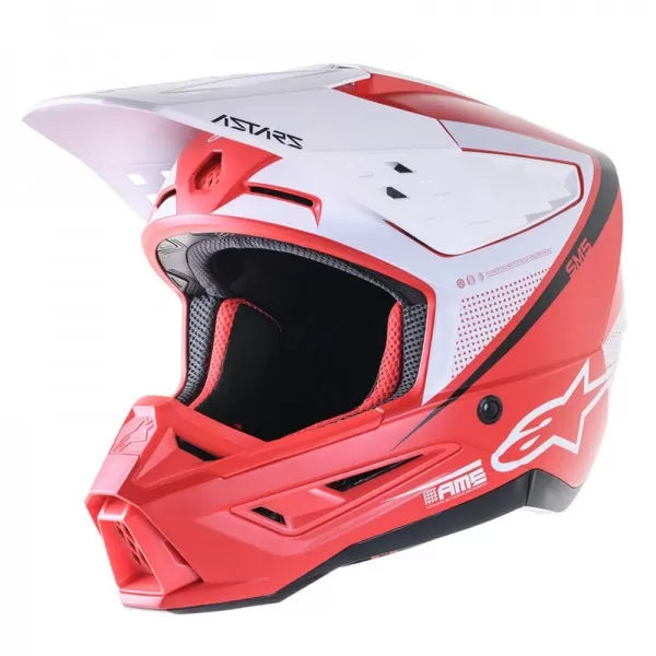 ALPINESTARS S-M5 RAYON BRIGHT RED HELMET