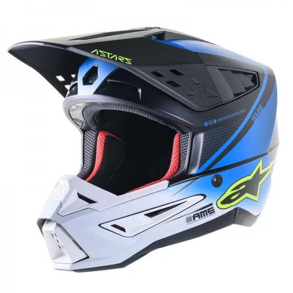 ALPINESTARS S-M5 RAYON NIGHTLIFE UCLA BLUE HELMET