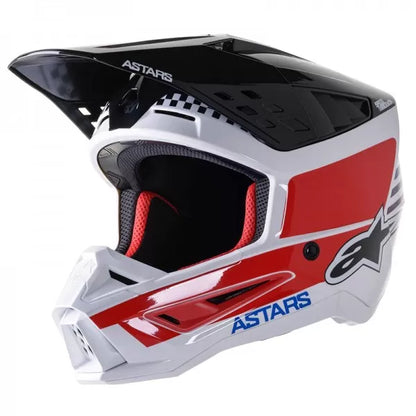 ALPINESTARS S-M5 SPEED WHITE RED HELMET