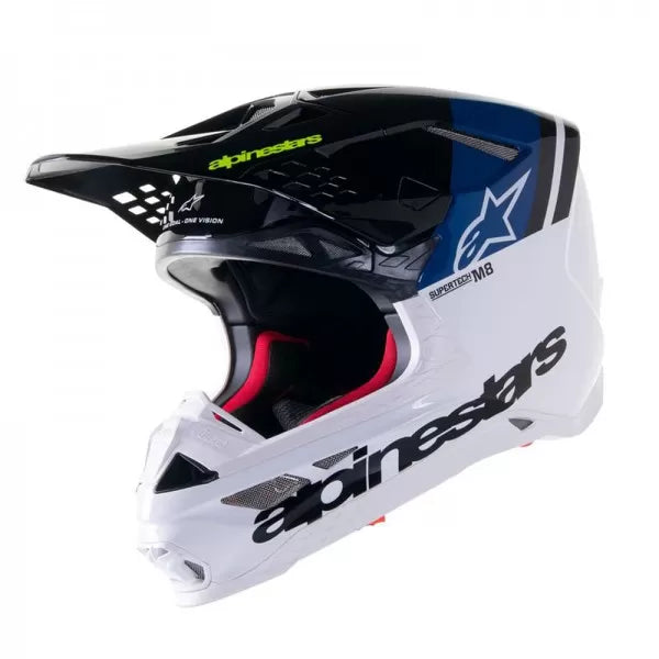 ALPINESTARS S-M8 RADIUM 2 NIGHTLIFE BLUE HELMET