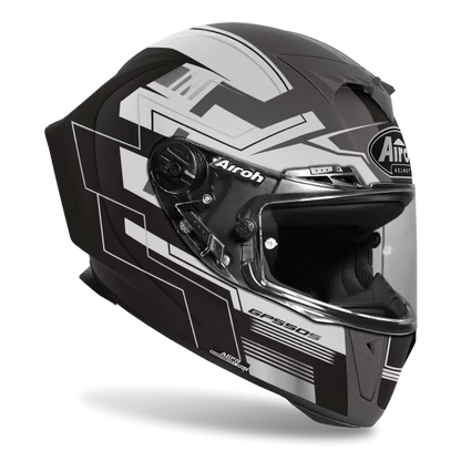 AIROH GP 550 S CHALLENGE BLACK MATT HELMET