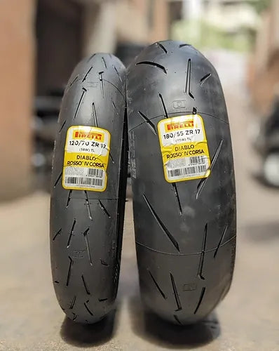 PIRELLI DIABLO ROSSO 4 180/55ZR17 Tubeless 73 W Rear Two-Wheeler Tyre