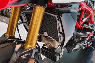 CNC RACING  Radiator Guard Ducati Monster/Supersport/Hypermotard 2014-20