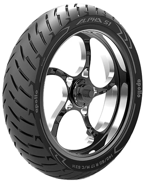 APOLLO ALPHA S1 130/70 R17 62H Rear TUBELESS TWO WHEELER TYRE