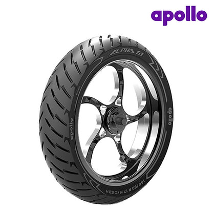 APOLLO ALPHA S1 110/80 R17 Tubeless 57 H Rear Two-Wheeler Tyre