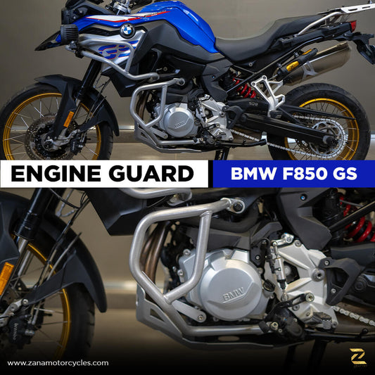 Lower Engine Guard (Silver) For BMW F 850 GS