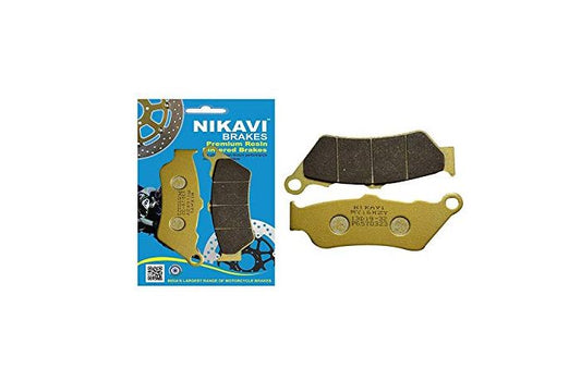 NIKAVI GDP21 Brake Disc Pad Compatible for CBR 150 (Front) / Triumph Rocket 3 (FA209/2HH)