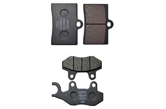 NIKAVI DP28 - DP3 Combo Brake Disc Pad Compatible for Mahindra Mojo (Front & Rear)