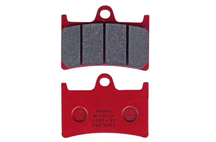 NIKAVI RDP18 Red Series Red Brake Disc Pad Compatible for SBP-F129