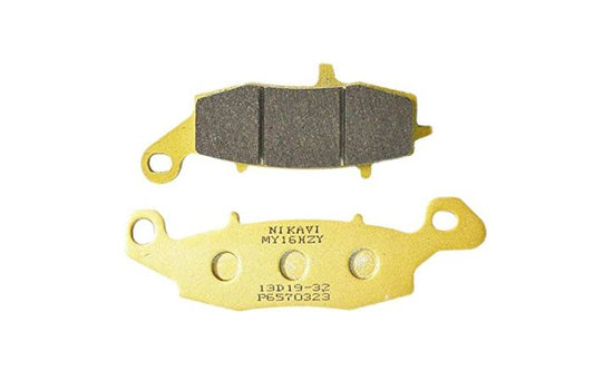 NIKAVI GDP10 Gold Series Brake Disc Pad Compatible for Kawasaki Ninja 650 (Front)