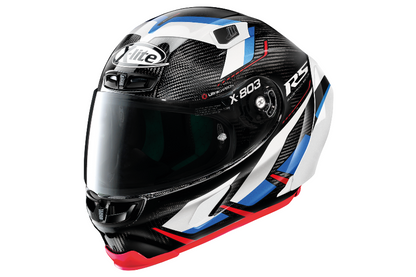 X-lite X-803RS (Motomaster) - Red, White, Blue, Orange, Blue & Red, White (Main Color) - SBK Motoparts