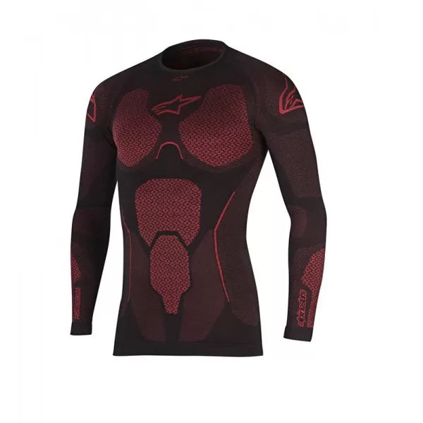 ALPINESTARS RIDE TECH SUMMER LONG SLEEVE BLACK RED TOP