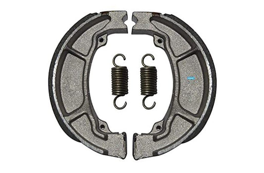 NIKAVI Front & Rear (Combo) Brake Pad + Brake Shoe Set Compatible for Honda Unicorn (DP2+BSS01)