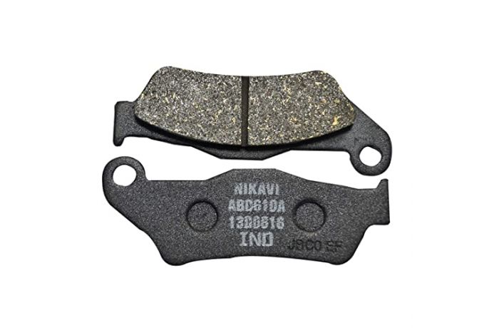 NIKAVI DP1 Front Brake Disc Pad Compatible for Bajaj Pulsr (All Models),Avengr,Discvr(All Models) / Yamaha FZ , Fazer (all models ) R15 V3 / Royal Enfield ( all latest new bikes models above 2010)+ NKVKC