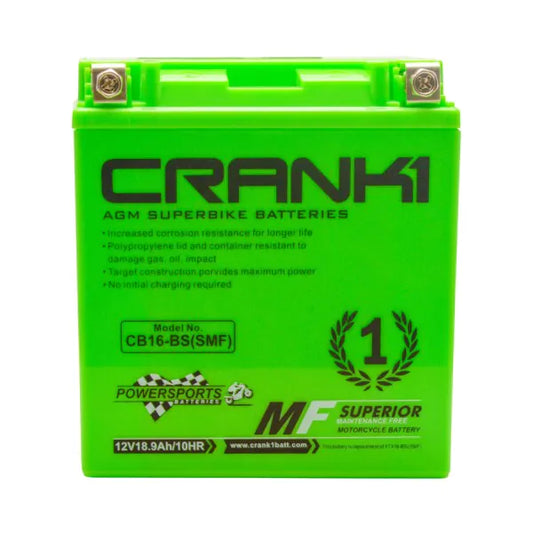 BATTERY FOR TRIUMPH TIGER 800XCA-CB16-BS-CRANK1 Batteries