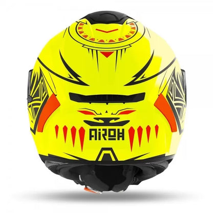 AIROH SPARK VIBE YELLOW FLOW MATT HELMET